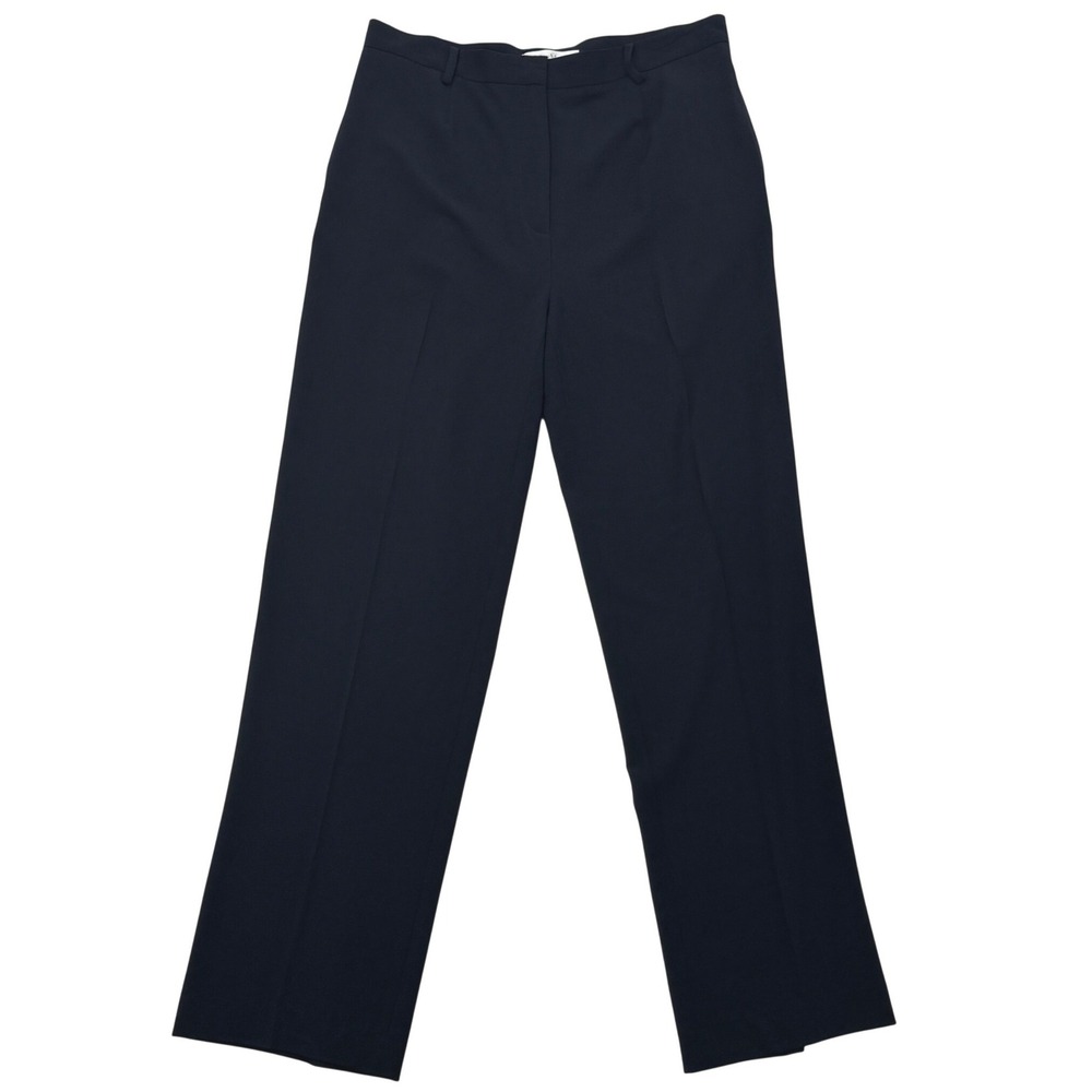 Max Mara Verbano Trouser Sz 14 Straight Wide Leg High Waist Pants Luxury Capsule